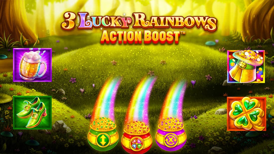 3 Lucky Rainbows Action Boost