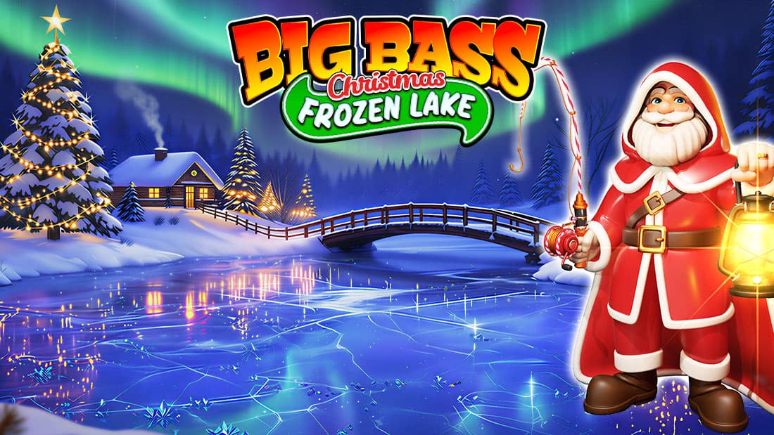 Big Bass Christmas Frozen Lake
