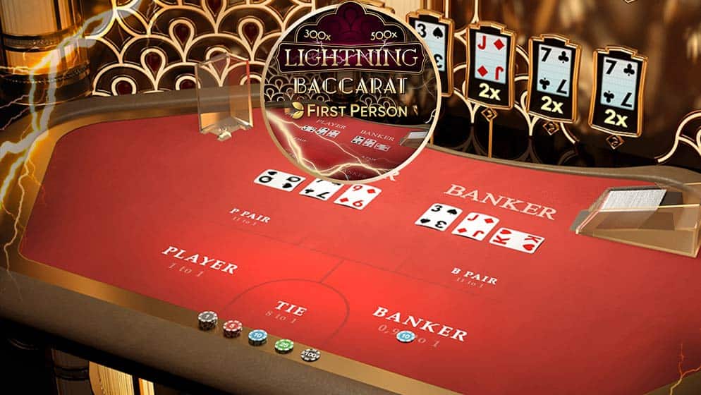 First Person Lightning Baccarat
