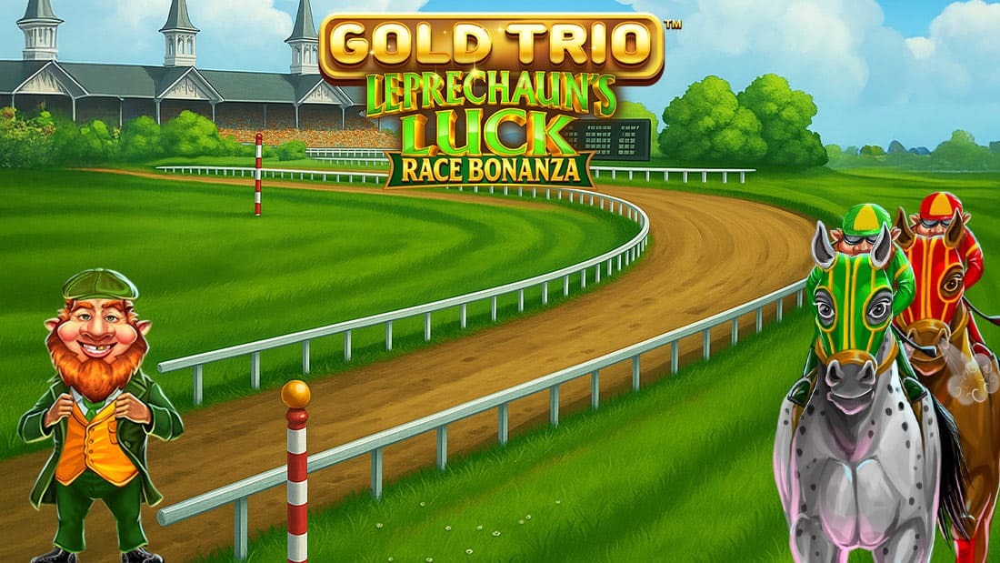 Gold Trio Leprechaun's Luck Race Bonanza