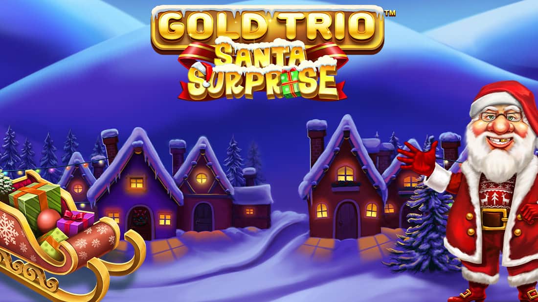 Gold Trio Santa Surprise